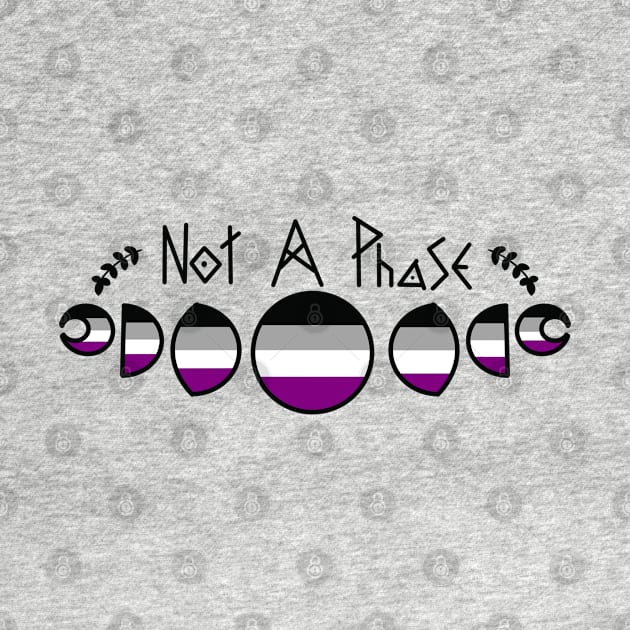 Not A Phase- Asexual by Beelixir Illustration